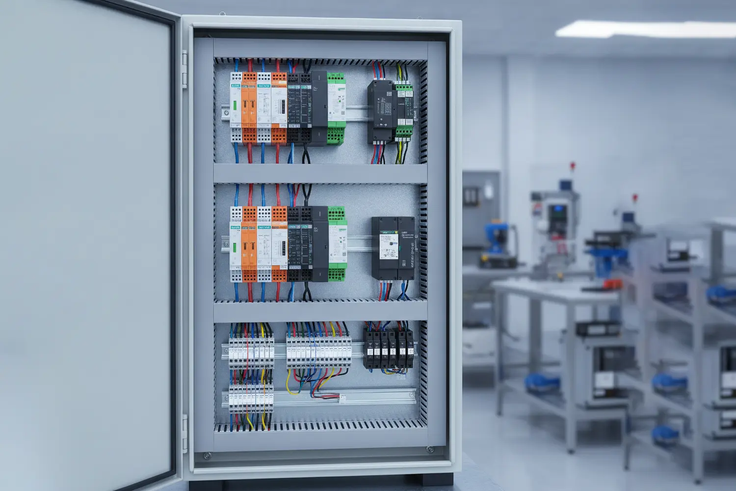 طراحی و اجرای تابلوهای کنترلی و PLC (زیمنس، دلتا) در اهواز | راهکار تخصصی اتوماسیون صنعتی - خدمات دیزل ژنراتور ایران ژنراتور در اهواز